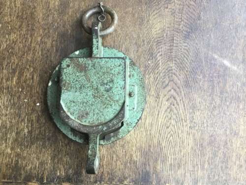 Vintage 220Lb Pull scale made in Germany