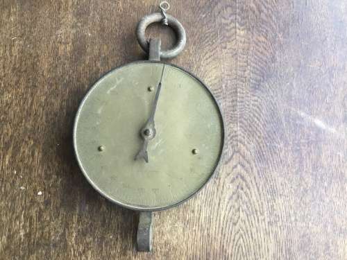 Vintage 220Lb Pull scale made in Germany