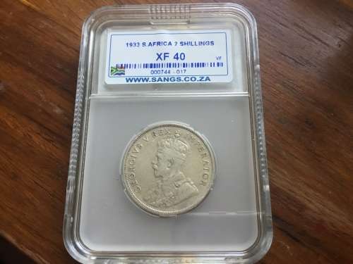 1933 South African 2 Shillings
