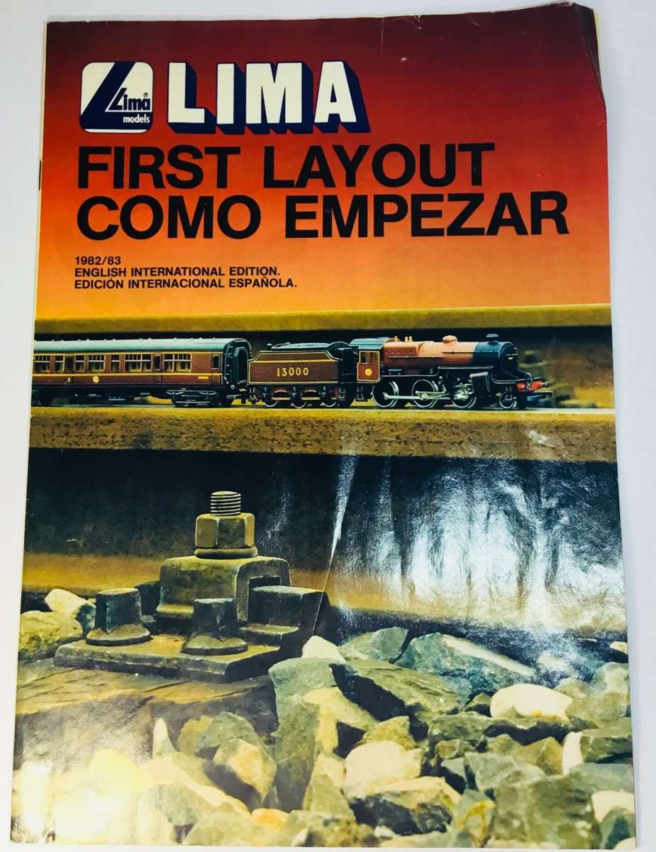 LIMA models - First Layout Cataloque. 1982/83 **English International Edition**