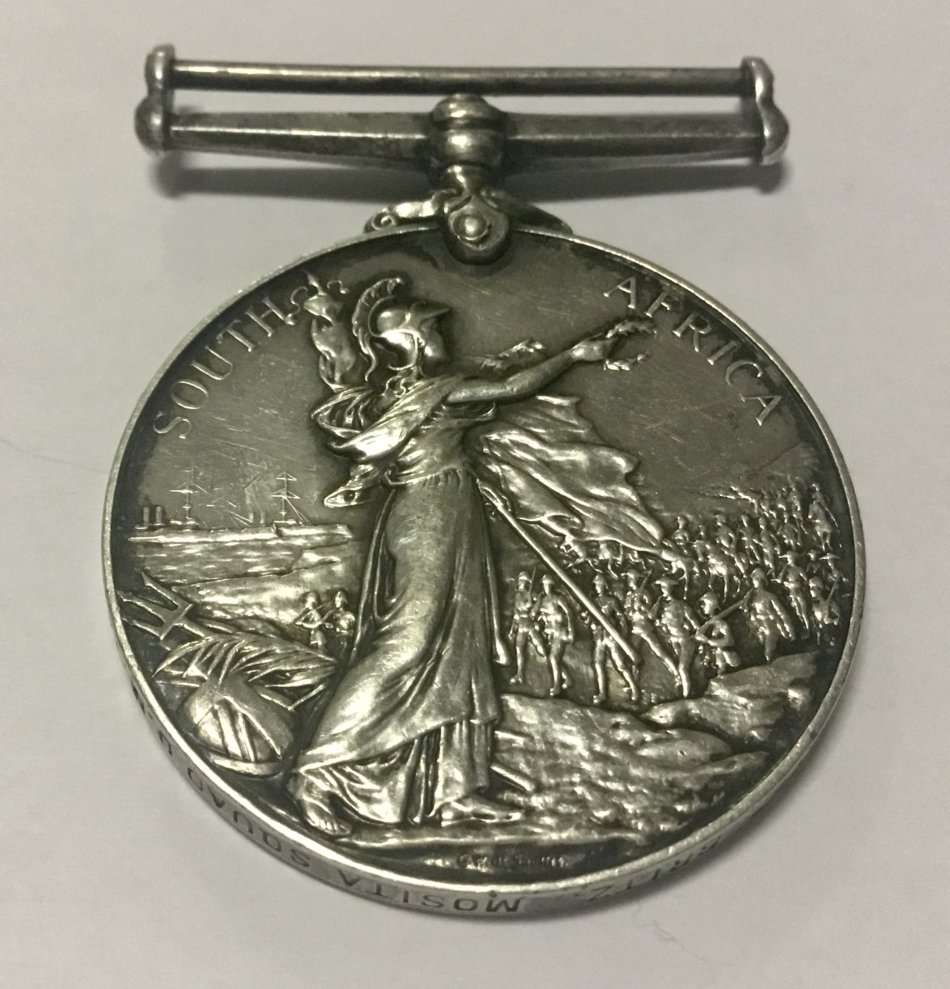 Queens South Africa Medal to A.P. Britz - Anglo Boer War *3rd Type* (Mosita Squad D. M. T.)