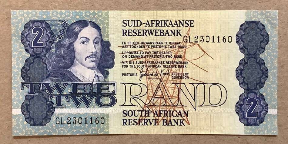 GPC DE KOCK Two Rand Note UNC