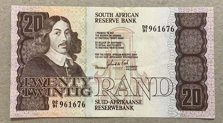 GPC DE KOCK Twenty Rand Note