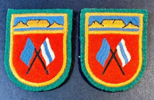 SADF - Cape Fortress Signal Cloth Flashes ( Not Easy to Find )