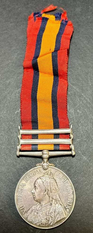 Boer War - Full Size Queen South Africa (QSA) Medal:463 PTE E.E Mcartney Frontier Lt Horse