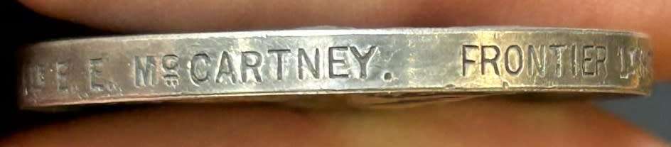 Boer War - Full Size Queen South Africa (QSA) Medal:463 PTE E.E Mcartney Frontier Lt Horse