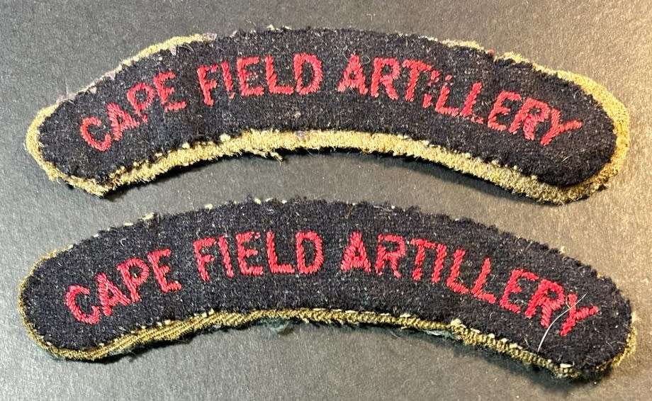 SADF - Cape Field Artillery Shoulder Titles