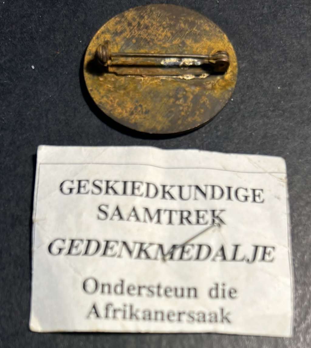 AWB - The Afrikaner Weerstandsbeweging  - Afrikaner Resistence Movement Pin Badge