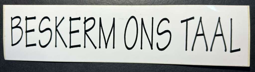 AWB - The Afrikaner Weerstandsbeweging  - Afrikaner Resistence Sticker