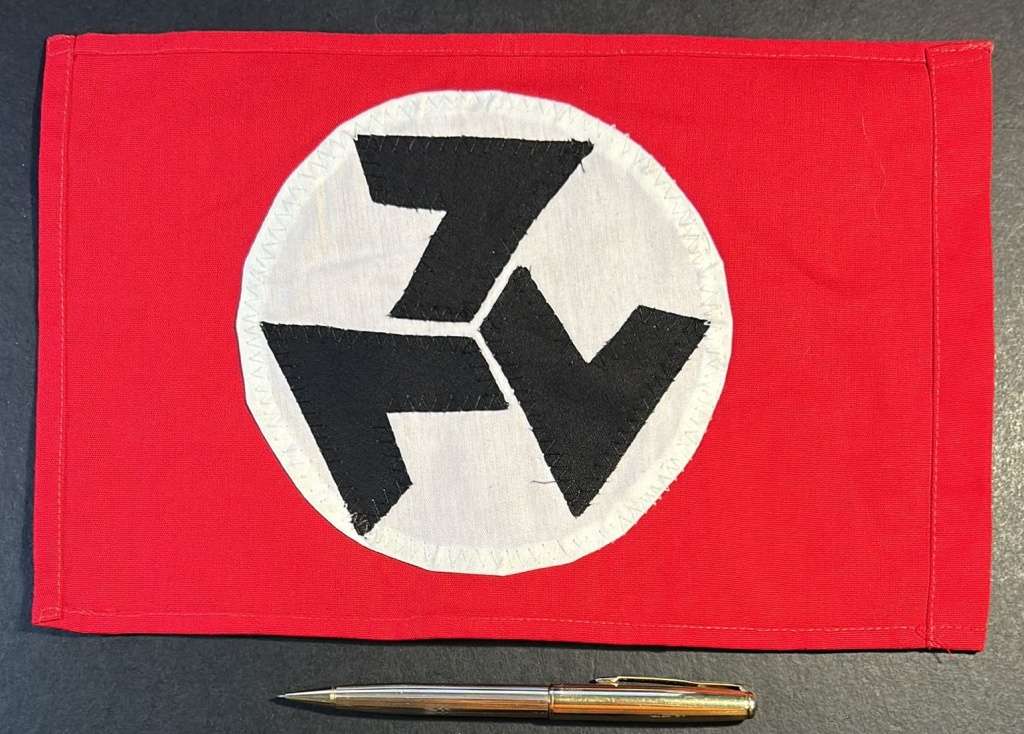 AWB - The Afrikaner Weerstandsbeweging  - Afrikaner Resistence Movement Small Flag/Arm Band