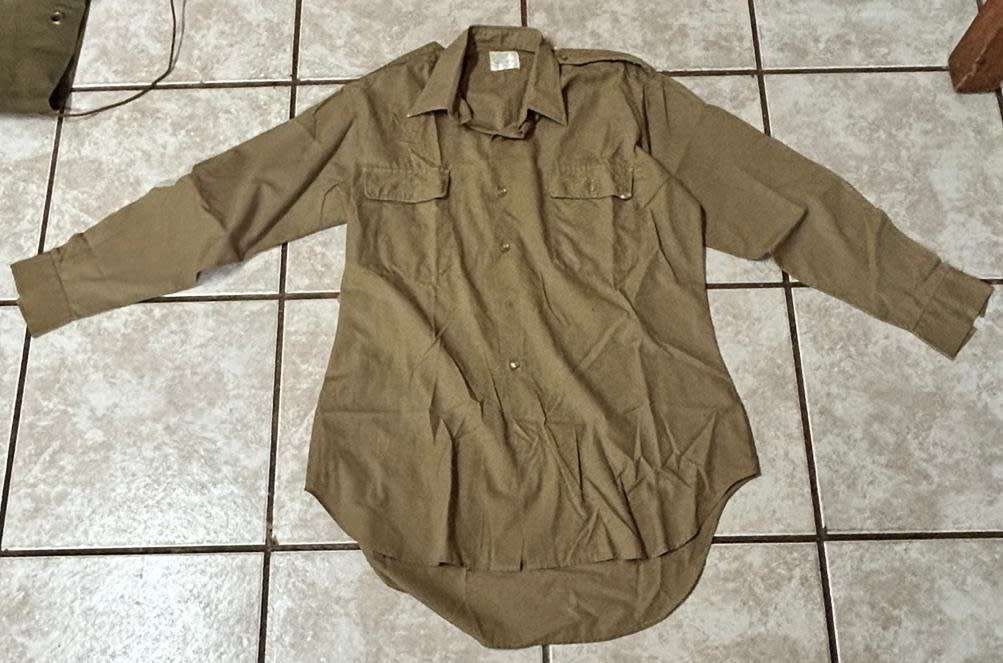 SADF - Brown Longsleeve Shirt Dated 1966