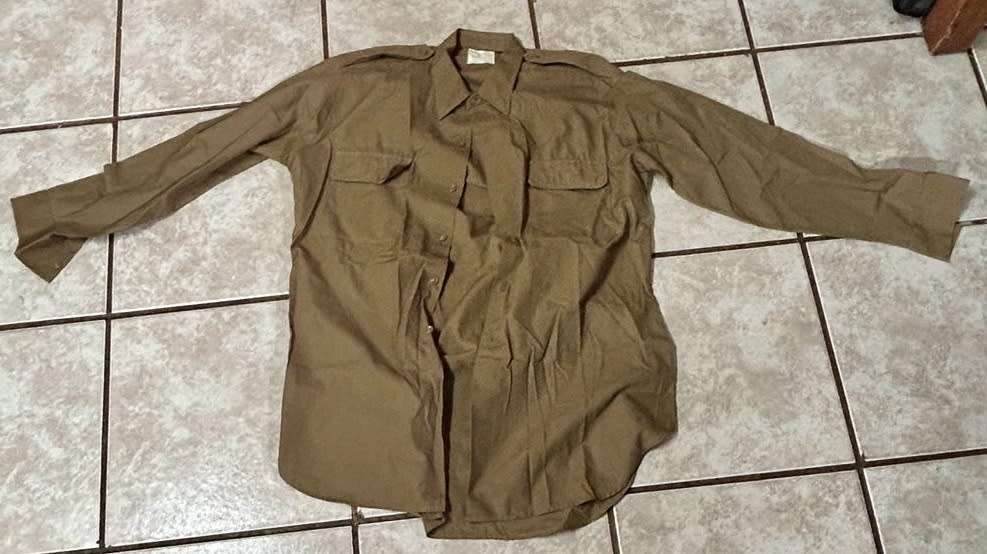 SADF - Brown Longsleeve Shirt Dated 1966