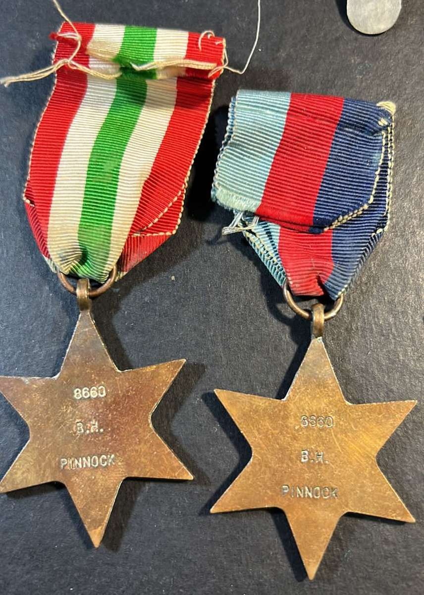 Full Size - World War Two Efficiency Group of 6 to: PTE B.H Pinnock - FC/CTH