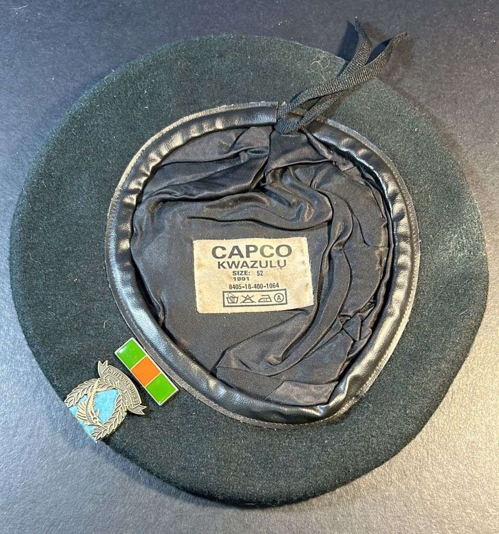 SADF - Durban South Commando Complete Beret