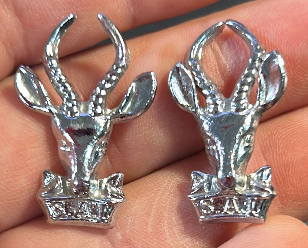 SADF - Infantry Collar Badge Set