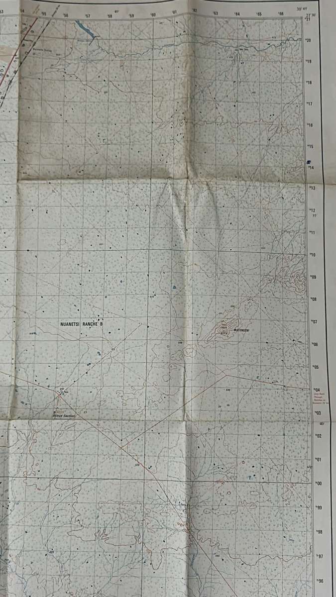 Rhodesia - Vintage Map