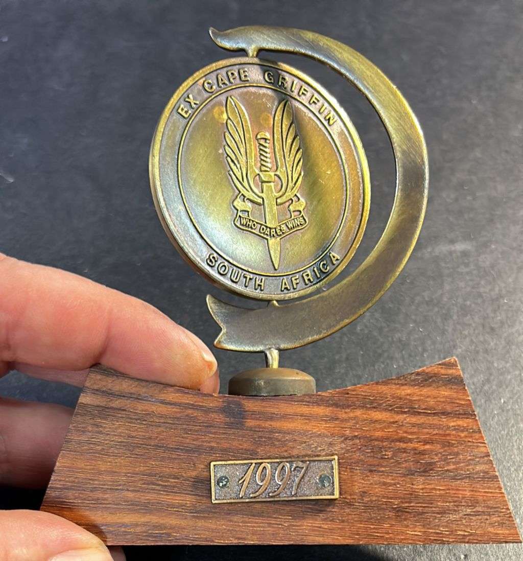 SANDF - Special Forces ` Exercise Cape Griffin ` Trophy and Certificate