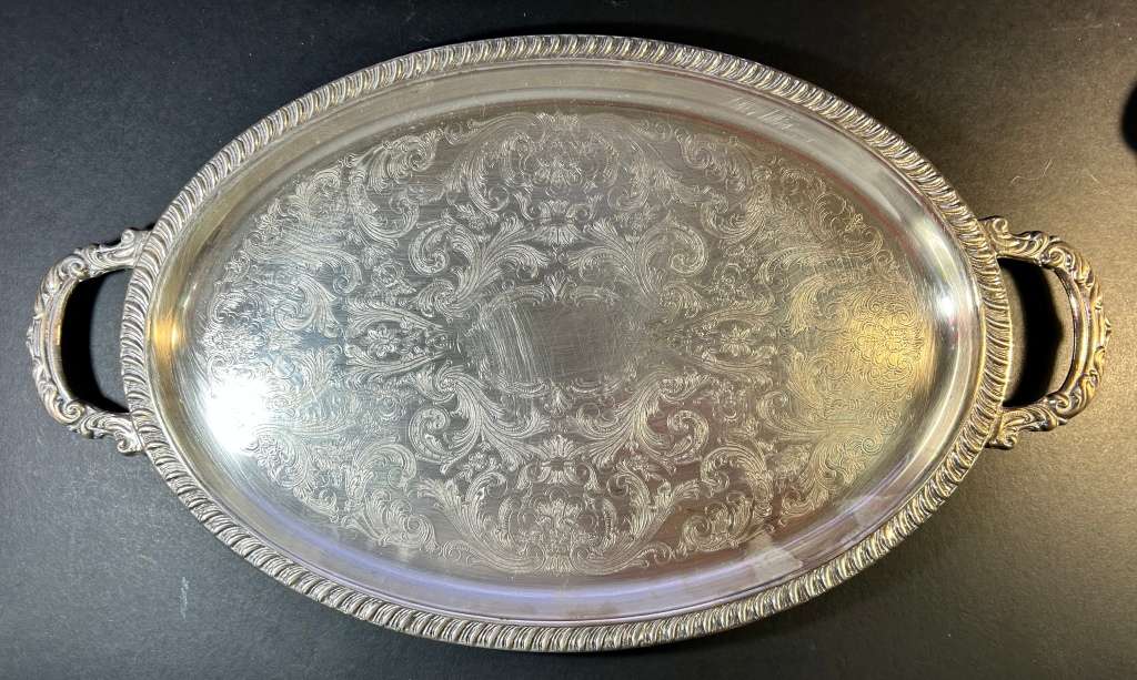 Vintage Silver Plated Tray