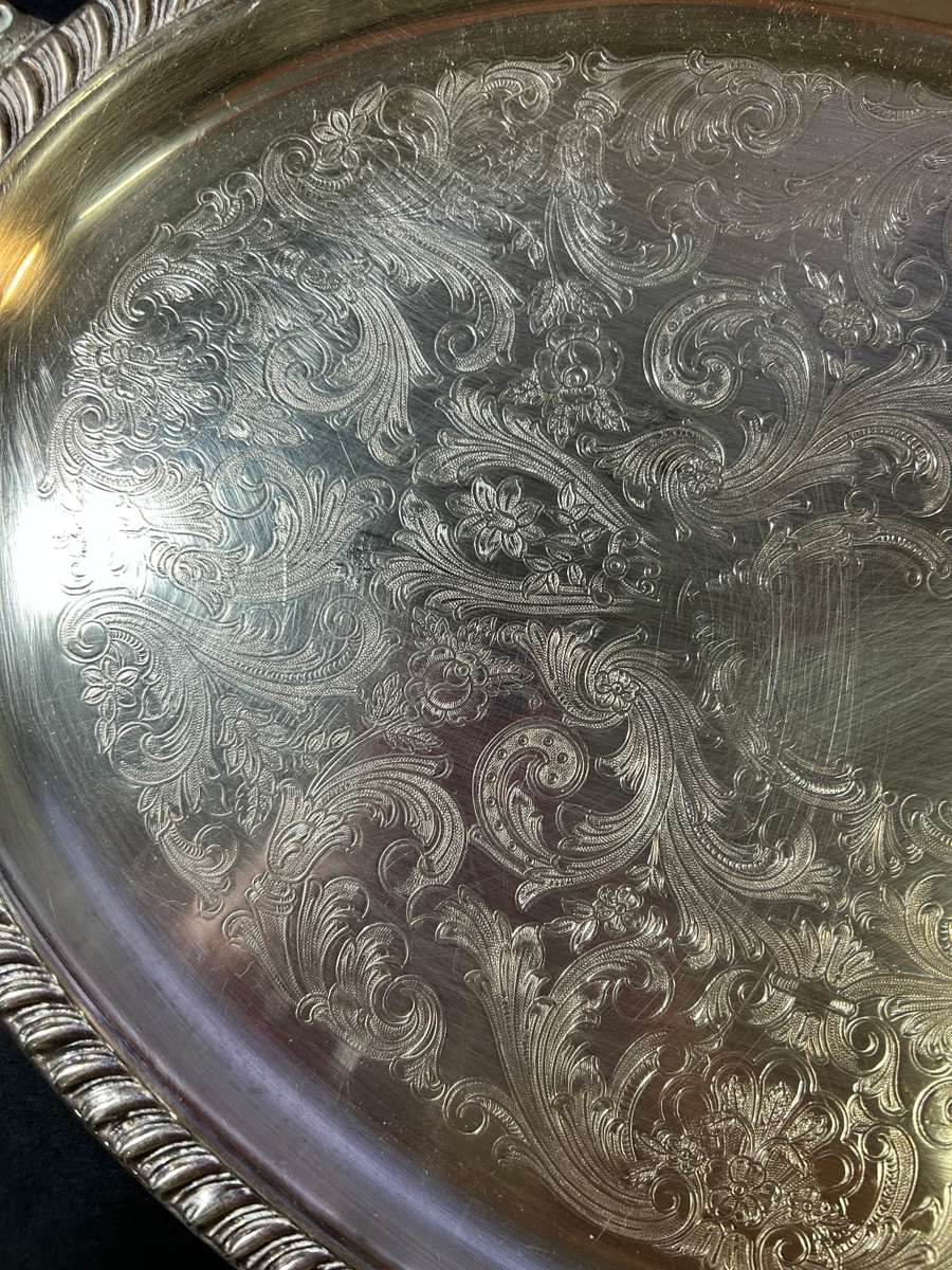 Vintage Silver Plated Tray