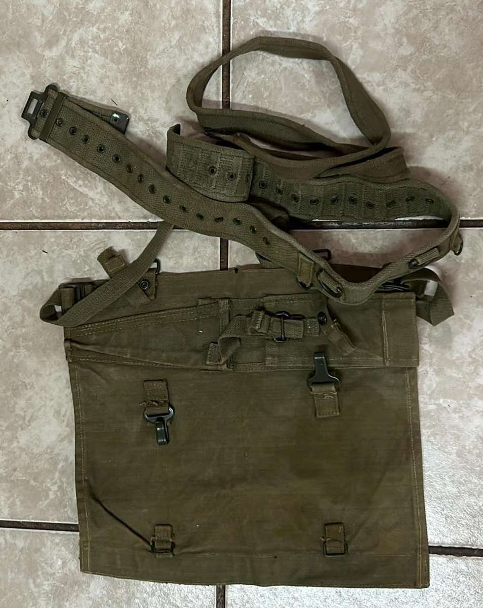 SADF - Ground Sheet Cover and Webbing Belt