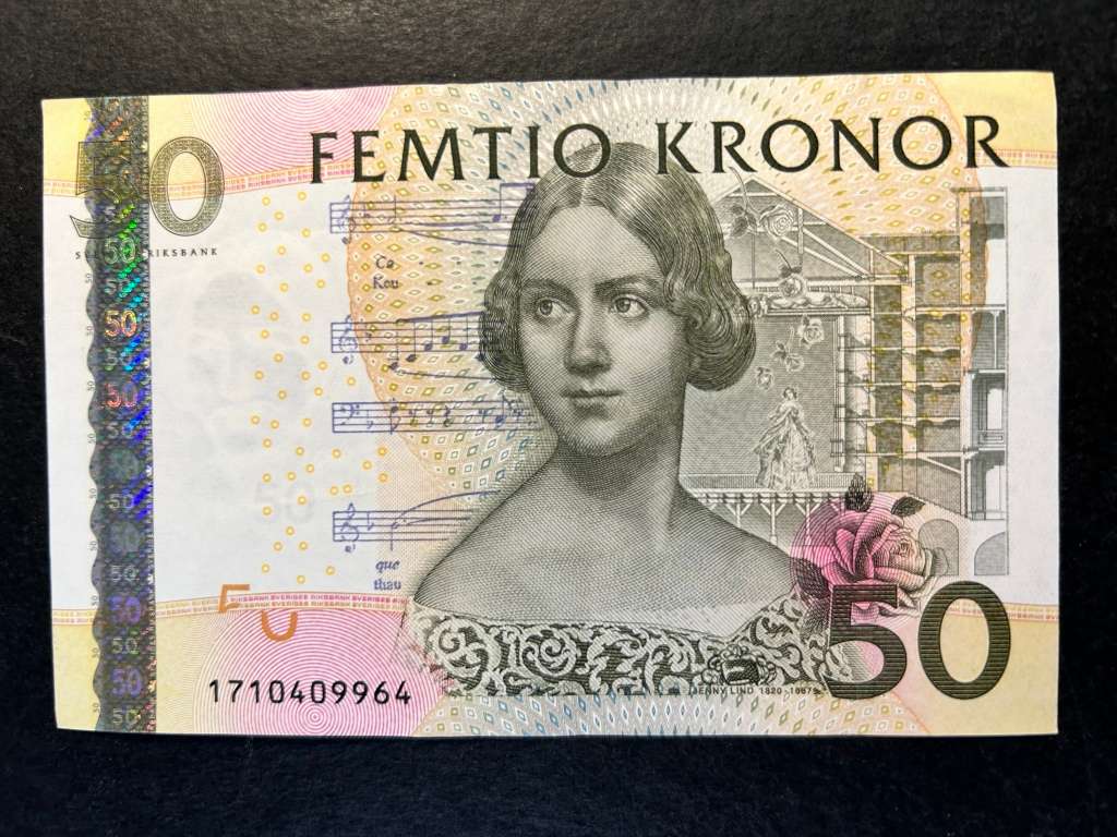 Sweden 50 Kronor Note. 1996 - 2003