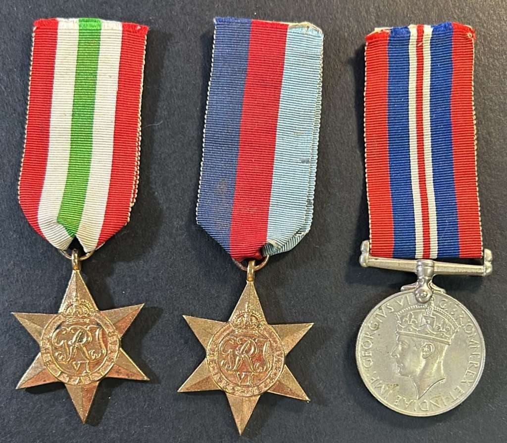 Full Size World War Two Trio:169787 R.F.Gladman