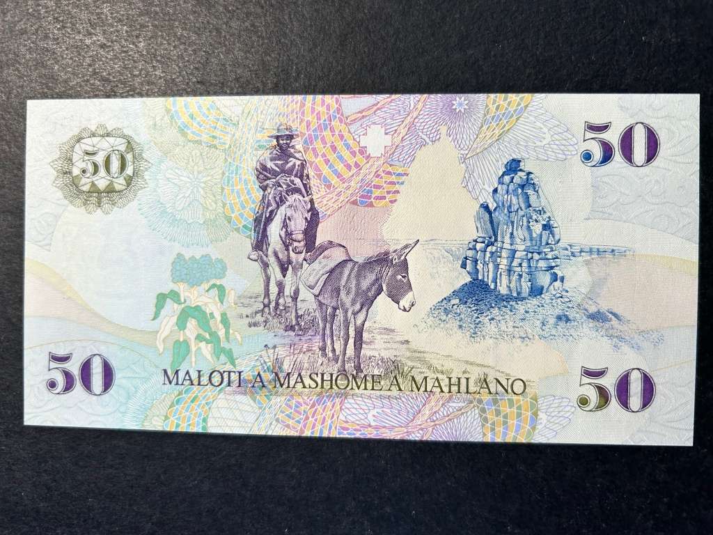 Lesotho 50 Maloti 2001.