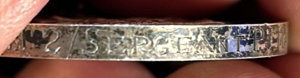 Full Size SAP Faithful Service Medal:SGT PJ Mare