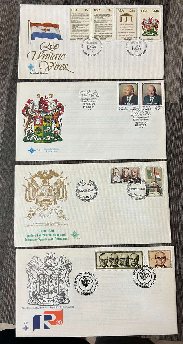 4 x History FDCs.