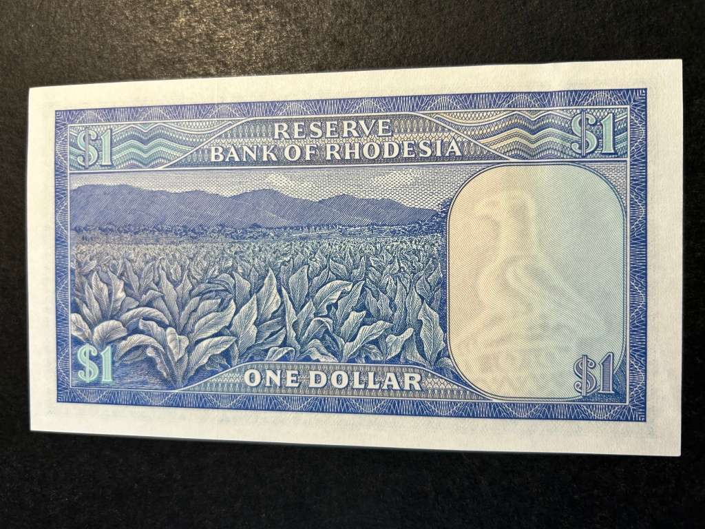 Rhodesia $1 note.