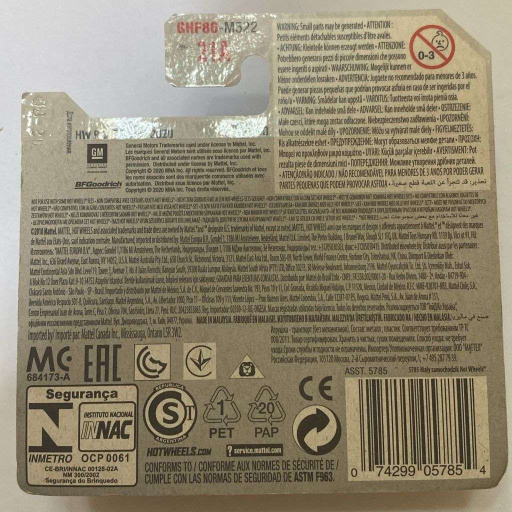 Hotwheels Diecast on Card:2019 HW Race Team