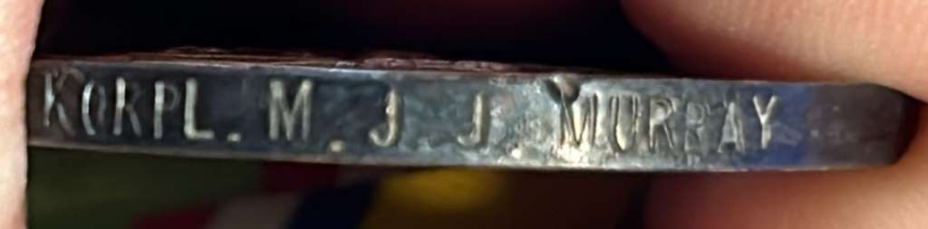 Full Size Boer War Medal (ABO) to:KORPL M.J.J.Murray