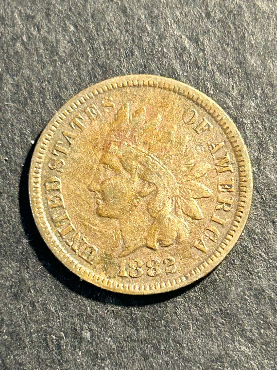 USA 1882 Indian head 1 cent.