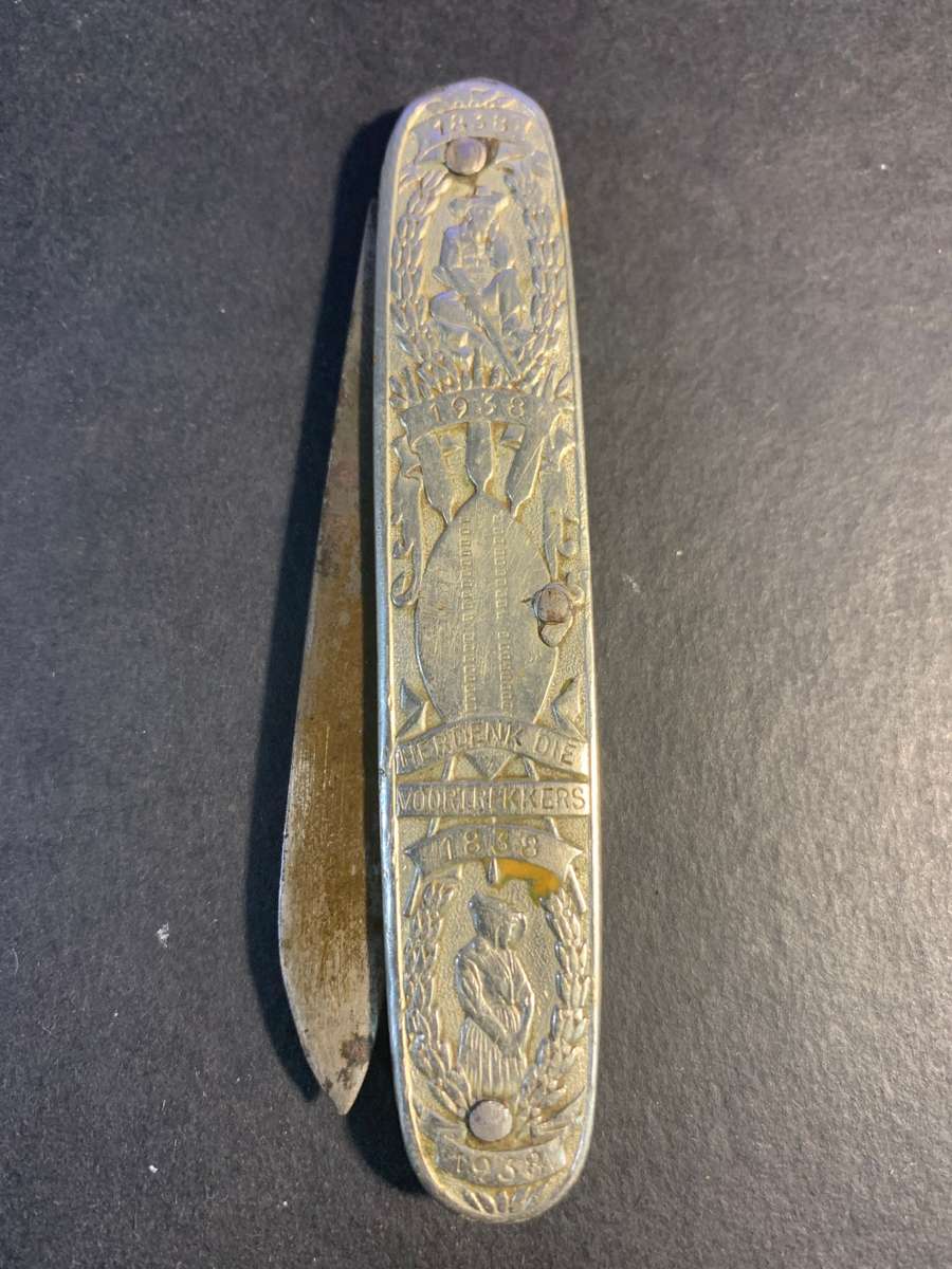 Herdenk die Voortrekkers 1938 Vintage Pocket Knife