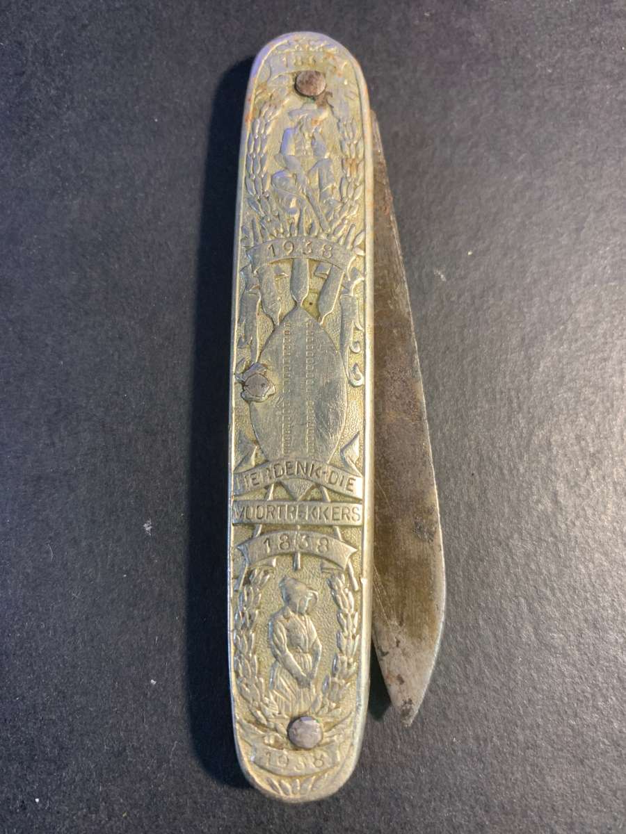 Herdenk die Voortrekkers 1938 Vintage Pocket Knife