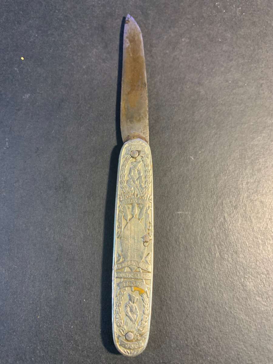 Herdenk die Voortrekkers 1938 Vintage Pocket Knife