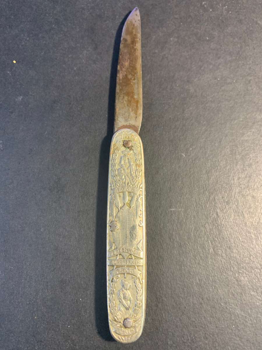 Herdenk die Voortrekkers 1938 Vintage Pocket Knife