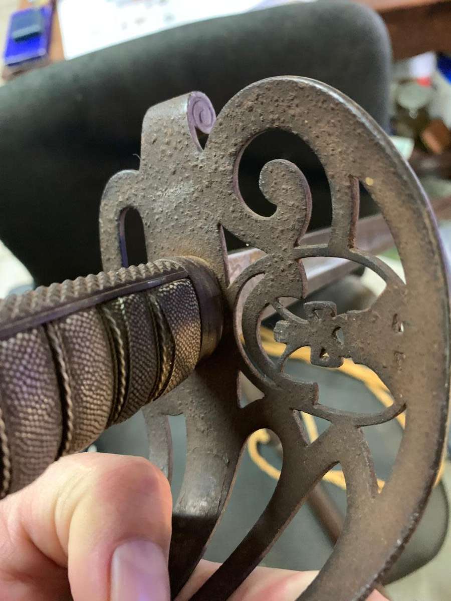 British Pattern 1827 Rifle Brigade NCO`s Infantry Sword Gordon Mitchell & Co Cape Town