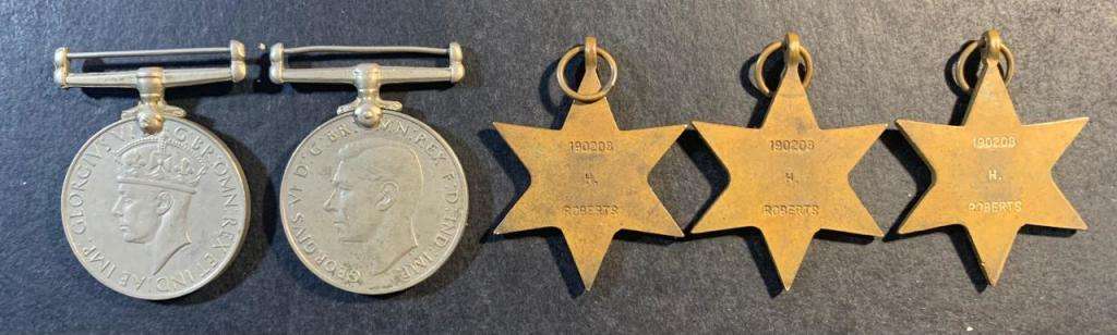 World War Two Group of 5 - 190208 H.Roberts