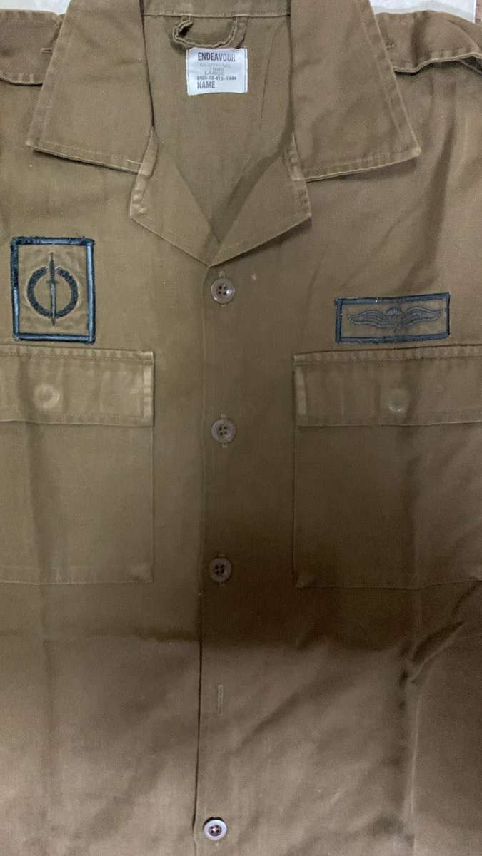 SADF - Special Forces ( Recce ) Operator Brown Shirt - Medium and Top Condition