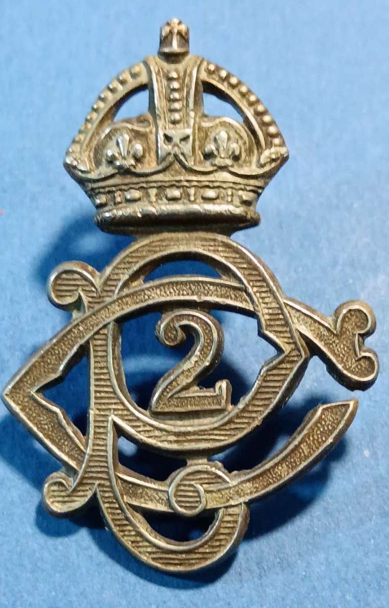 Cape Police District 2 Griqualand West Post 1902 Slouch Hat Badge