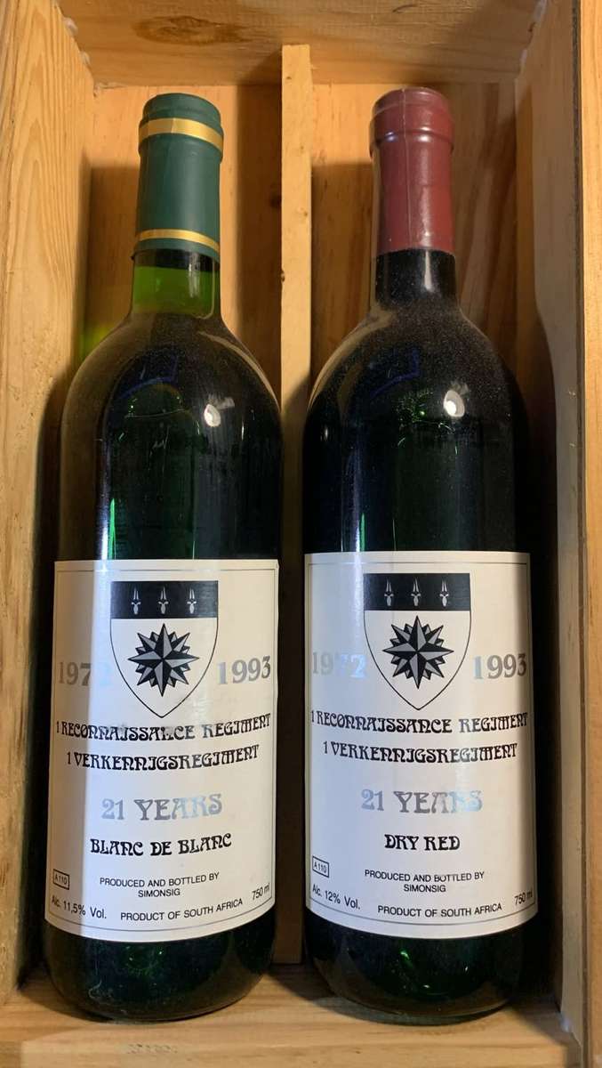 SADF - 1 Special Forces Regiment (Recce) Commemorative Boxed Wine Set