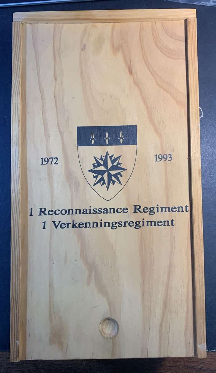 SADF - 1 Special Forces Regiment (Recce) Commemorative Boxed Wine Set
