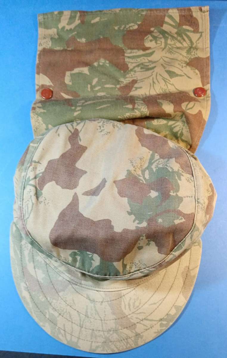 SA Task Force Camp Flap Cap with Day-Glo - Good Condition