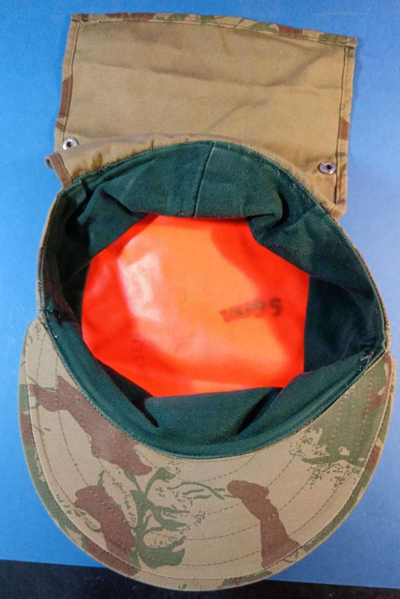 SA Task Force Camp Flap Cap with Day-Glo - Good Condition