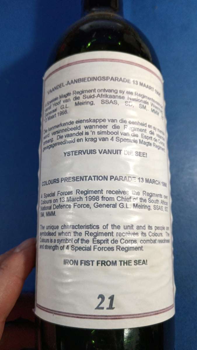 South African Special Forces Wine