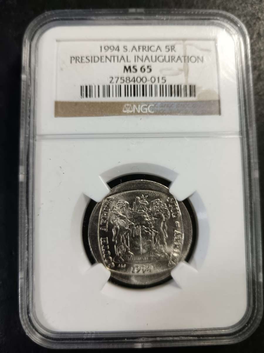 1994 Presidential Inauguration R5 graded MS65