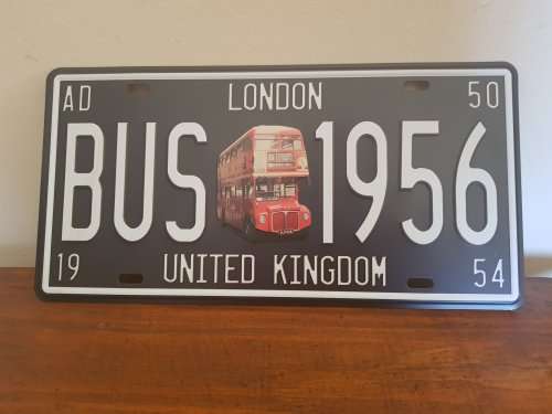 London Man Cave Metal Sign