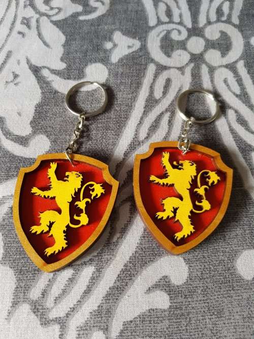 Lannister Great House Game Of Thrones Keyring