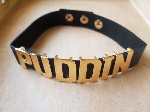 Black Harley Quinn Puddin Choker, Suicide Squad Fandom Necklace Jewellery, DC Marvel Comics